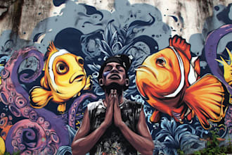 design graffiti designs, murals and wall arts