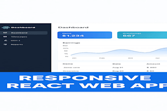 build modern frontent UI using react or react native