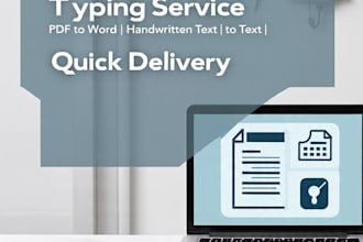 do fast and accurate typing from pdfs, images, or handwritten notes