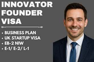 write a professional UK innovator founder visa business plan