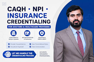 do caqh, npi, and insurance credentialing for providers