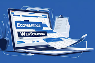 do web scraping and data scraping task