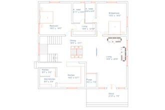 draw house plans, blueprints and floor plans in autocad