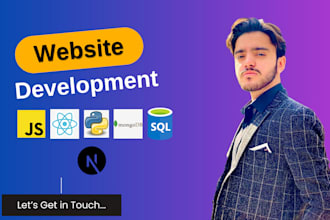 develop full stack web app as a mern stack web developer full stack developer