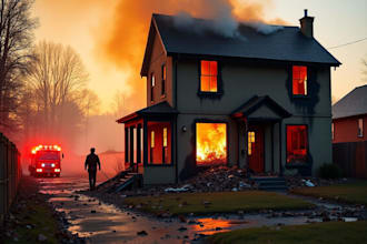 create a professional xactimate estimate for fire damage restoration