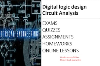 do circuit analysis, digital logic design, signal and system