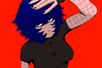 draw your character in anime style using clip studio paint