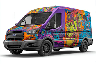 create van wrap, truck wrap, wrap design