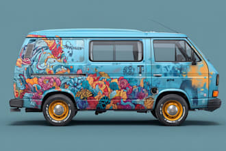 create truck wrap design, food truck wrap