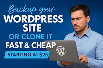 backup your wordpress site or clone it fast and cheap