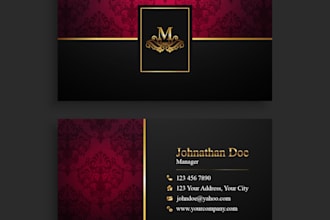do modern business card