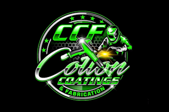 create high quality and beautiful powder coating logo design