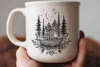 make  a mug or coffee mug design