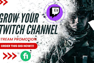 organically promote your cruixie twitch channel to bring live views