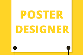 create proffesional posters for instagram youtube etc