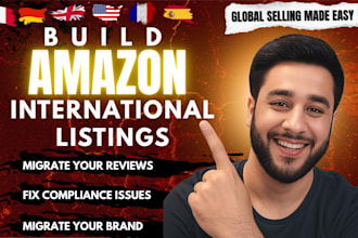 build amazon international listings bil and expansion new marketplaces UK USA eu