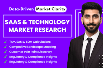 do professional market research for saas, fintech, and ai businesses