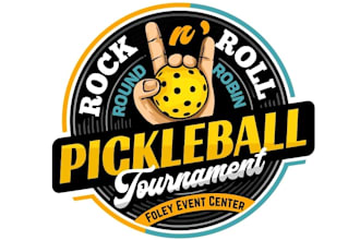 design unique pickleball logo with free source files