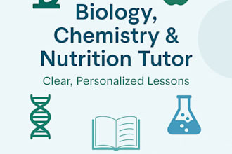 teach you in biology chemistry and nutrition