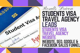 build student visa processing website wp plugins travel agency website