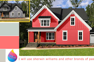 change house color and modernize home exterior
