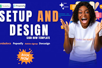 create docusign, pandadoc, adobe sign, sign now template