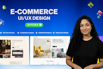 design or redesign shopify store, custom ecommerce website UI UX design in figma