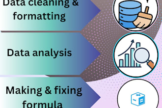 create, fix and customize excel spreadsheet for you