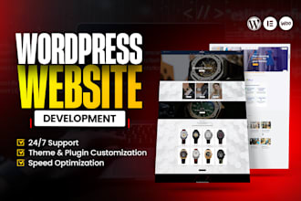 do custom wordpress website design and website development services