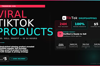 find viral tiktok dropshipping products with supplier and video proof
