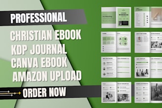 kdp journal,canva journal,canva ebook,christian ebook,workbook,amazon kdp upload