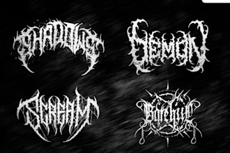 design logo for metal band,death metal, grindcore, deathcore