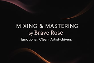 mix and master your song professionally with emotion