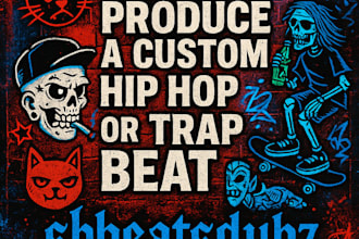 produce a custom hiphop or trap beat