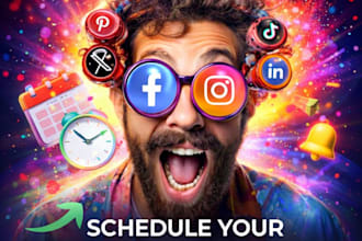 schedule your posts and reels on instagram, facebook, linkedin, youtube shorts