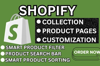 setup smart shopify collections to improve store navigation