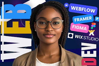 design develop duplicate webflow website  wix studio framer wix redesign velo