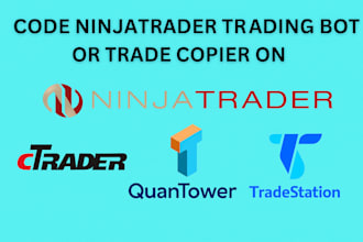 code ninjatrader trading bot or trade copier on ctrader, quantower, tradestation