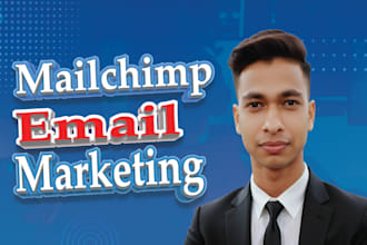 professional mailchimp email marketing, email design