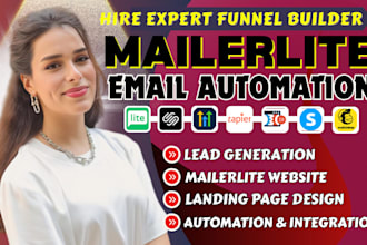 set up mailerlite, mailchimp email marketing automation and mailerlite website