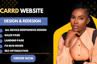 redesign carrd website design carrd website card landing page carrd website