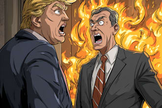 draw editorial or political cartoons for you