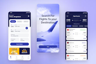 develop travel app, vtu app, flight booking app, subscription app, ticket app