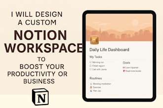 create a custom aesthetics notion workspace for your life