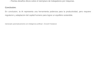 resumiré tu texto largo en bullet points claros y efectivos
