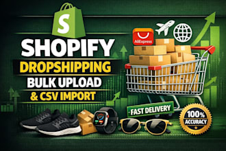 shopify cvs products upload and inventory setup