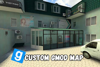 create an immersive game multiplayer map with customization for gmod, l4d2, rust
