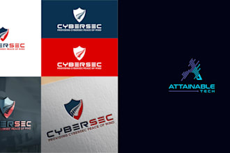 design security tech technology logo