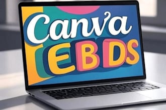 create a clickable aesthetic canva workbook or digital book