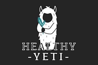 create healthy living supplements brand logo